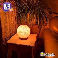 USB Moon lamp 7 color changing led lights Himalayan pink salt lamp